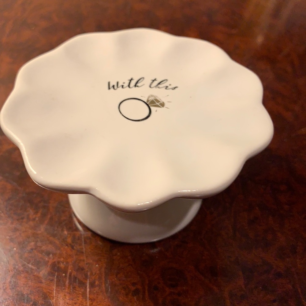 8 Oak Lane “With This Ring” Ring Dish